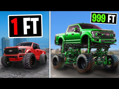 Видео: каждые 30 секунд мой ГРУЗОВИК поднимается ещё сильнее... GTA 5 RP