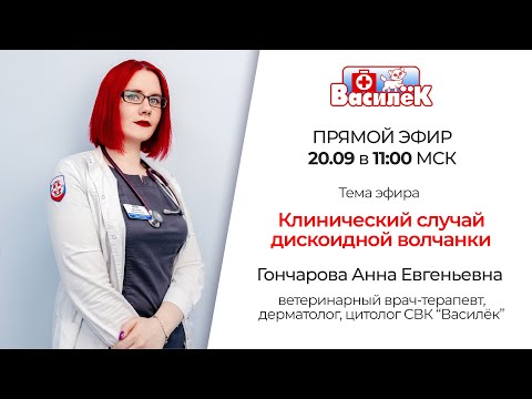 Видео: Клинический случай дискоидной волчанки. Прямой эфир Гончаровой А.Е.