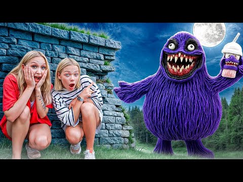 Видео: Grimace shake! Чудовището Гримас в реалния живот! Истории на ужасите