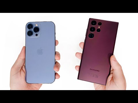 Видео: Что выбрать? Samsung Galaxy S22 Ultra или iPhone 13 Pro Max? Что по ценам?