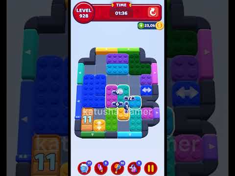 Видео: Color Block Jam 928 Level Walkthrough | Прохождение 928 уровня #games #gaming #colorblockjam928