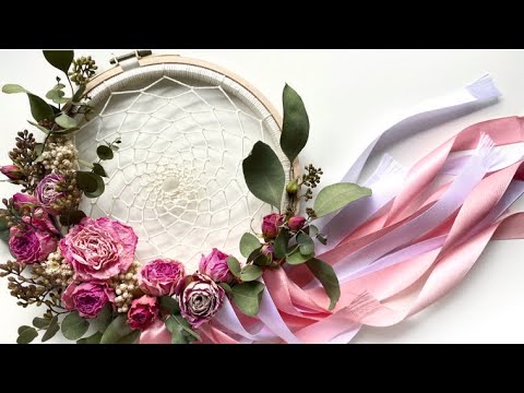 Видео: КАК СДЕЛАТЬ #ЛОВЕЦСНОВ? 💗 DREAM CATCHER DIY 💗 Annet In Flowerland