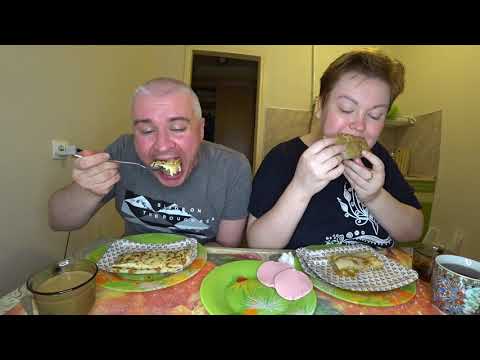 Видео: Мукбанг БЛИНЫ в радость  Обзор доставки еды на дом из кафе Теремок Санкт Петербург