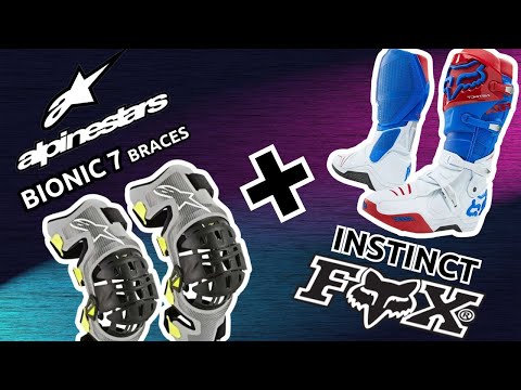Видео: Обзор мотобот Fox Instinct и брейсов Alpinestars Bionic 7 | Обзор эндуро защиты