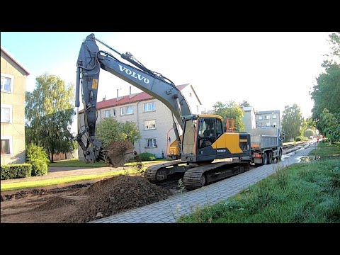 Видео: Дальнейшие работы на городской улице