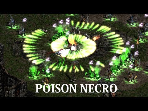 Видео: Diablo 2 - Мой МФ Пойзон (Ядовитый) Некромант - Билд / Гайд  (скиллы, шмот и т.д.)