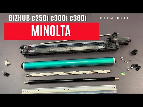 Видео: Барабан Minolta c250i c251i c300i c301i c360i c361i Ремонт принтера Советы и рекомендации