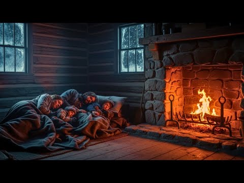 Видео: Поселенцы смеялись над его огромным очагом — пока не увидели, как его семья спит рядом с ним всю н