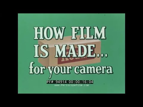 Видео: «КАК СОЗДАЕТСЯ ПЛЕНКА ДЛЯ ВАШЕЙ КАМЕРЫ». КОРОТКОМЕТРАЖНЫЙ ФИЛЬМ EASTMAN KODAK 1950-Х ГОДОВ (НЕЗАВ...