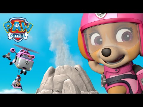 Видео: Скай спасява тигрите от вулкан и още! - PAW Patrol Bulgarian - карикатури за деца