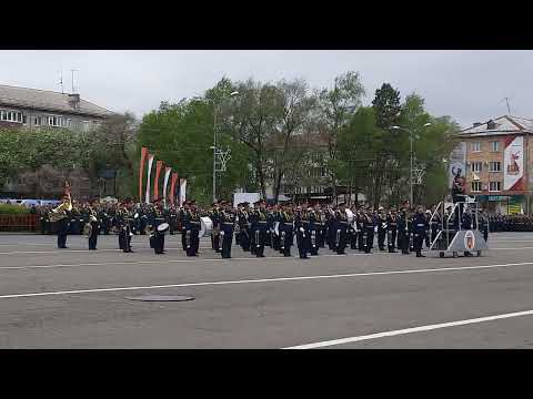 Видео: ПАРАД  80 лет со дня Победы.   БЕССМЕРТНЫЙ  ПОЛК .  2025 г.    Г. Уссурийск. Приморский край.