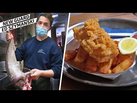 Видео: Как шеф-повар Эд Шимански усовершенствовал рыбу с картофелем фри в ресторане Dame в Нью-Йорке — E...