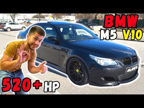 Видео: ЗВЯР на Колела! BMW e60 M5 V10 520+ кс 2006г Eventuri