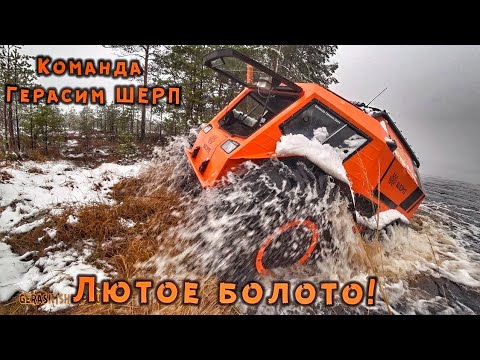 Видео: Шесть вездеходов  тонут в болоте! !