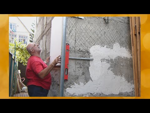 Видео: Как подготовить стены для монтажа пенопласта/Ремонт Мастерской - 2я часть