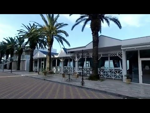 Видео: Дом отдыха Челюскинцев. Обзор. Абхазия.Гагра