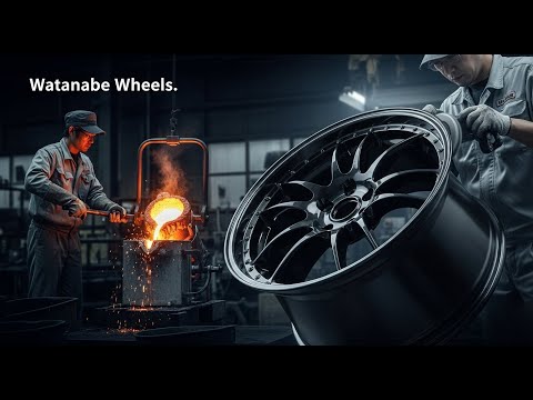 Видео: 🤯 Секрет легендарных колес Ватанабэ (Initial D) — ручная работа и 2 года ожидания!