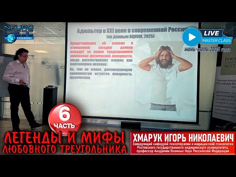 Видео: Психотерапевтический мастер-класс Игоря Хмарука "Легенды и мифы любовного треугольника". Часть 6.