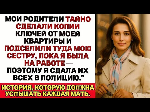 Видео: Мои родители сделали копии ключей от моей квартиры и подселили туда мою сестру пока я была на работе