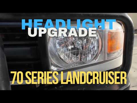Видео: Как заменить фары Land Cruiser 70 на светодиодные