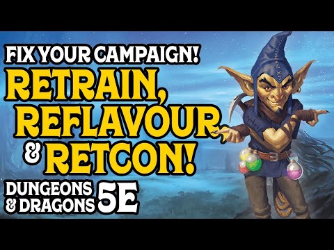 Видео: Переподготовка, переименование и ретконизация в Dungeons and Dragons 5e