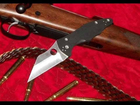 Видео: Нож Spyderco Yojimbo II - обзор с человеческим лицом.