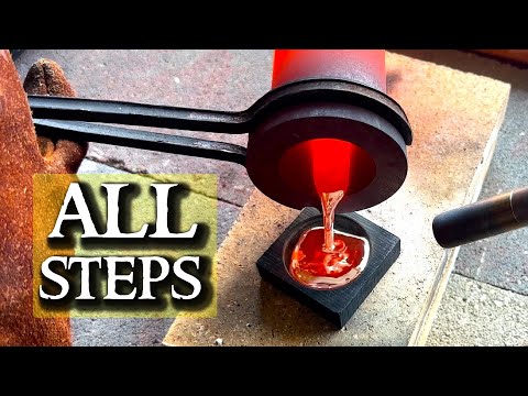 Видео: ПОЛНОЕ РУКОВОДСТВО по литью серебра - научитесь лить серебро дома!