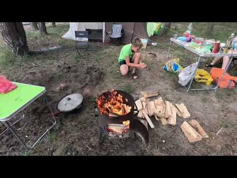 Видео: Отдых с семьей на природе.Немного мормо рыбалки.