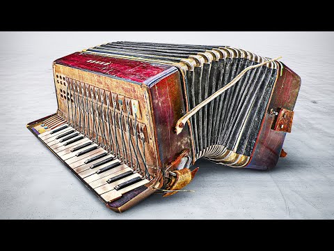 Видео: Hohner Imperial III | Реставрация старого аккордеона