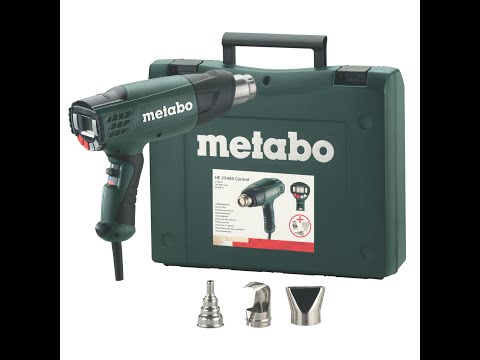 Видео: Обзор Технического фена Metabo HE 23 650 Control 602365500