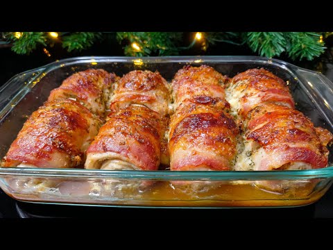 Видео: 🎄Вы должны приготовить эти куриные бедра на Рождество! 🧑🏻‍🎄Все, кто их пробовал, просят добавки!