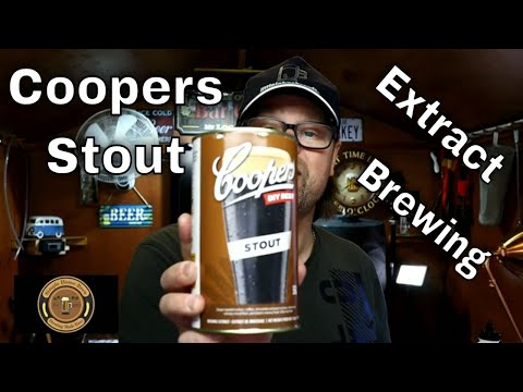 Видео: Coopers Stout с сухим солодовым экстрактом | Без дополнительных добавок | Экстрактное пивоварение