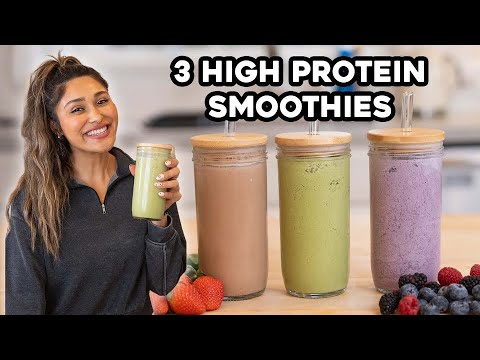 Видео: 3 смузи с высоким содержанием белка / Суперсливочный / Низкоуглеводный и кето