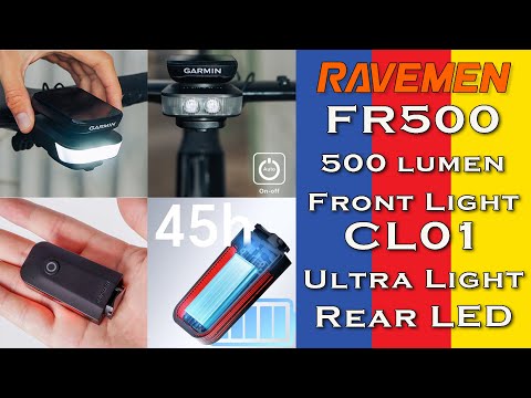 Видео: Передние и задние светодиодные велосипедные фонари Ravemen FR500 и CL01