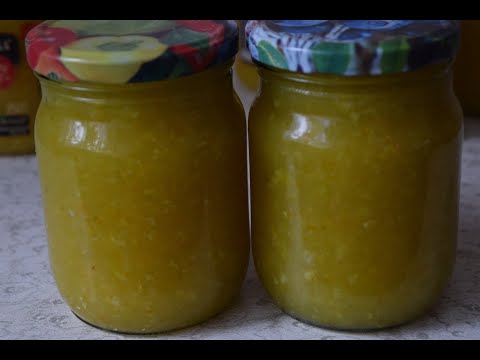 Видео: ДЖЕМ  из кабачков с лимоном и апельсином через мясорубку .Понравится всем!