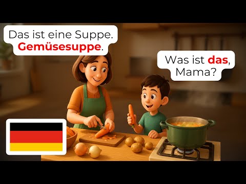 Видео: 🇩🇪 Немецкая кулинария с мамой: 15 кухонных диалогов | A1-A2 | Учите немецкий