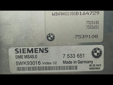 Видео: Ремонт ЭБУ BMW Siemens DME MS 45.0 Сигнатурный анализатор в работе.