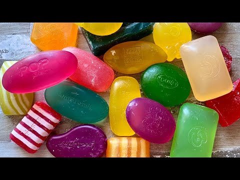 Видео: ASMR |  Cutting Glycerin Soap | Soap  Carving | Резка глицеринового мыла