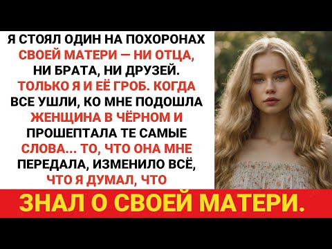 Видео: На похоронах моей мамы никто не пришёл, кроме меня, а потом женщина прошептала: «Она оставила...
