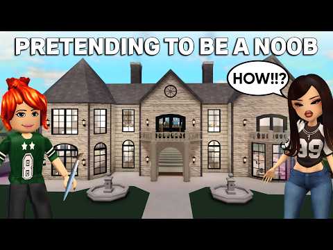 Видео: Я переоделся в новичка, а потом построил ей особняк в Блоксбурге.