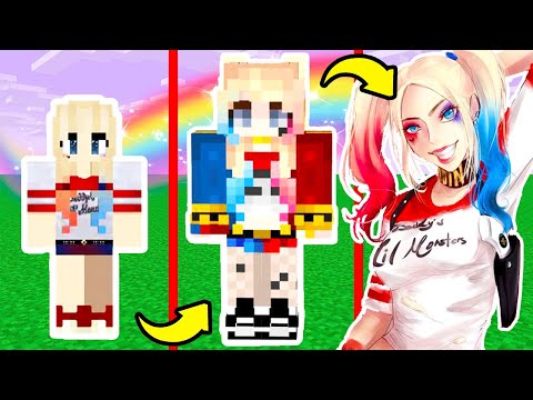 Видео: КАК МЕНЯЛАСЬ ДЕВУШКА ХАРЛИ КВИНН И ЕЕ ЖИЗНЕННЫЙ ЦИКЛ В МАЙНКРАФТ! ЭВОЛЮЦИЯ MINECRAFT ТРОЛЛИНГ JOKER