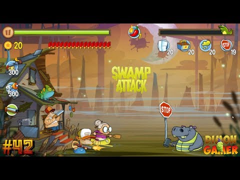 Видео: Прохождение игры Swamp Attack (Android) #42 (Мистер Бегемот)