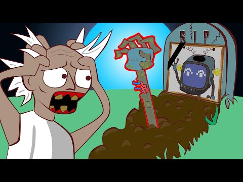 Видео: ЗОМБИ - робот VS  ГРЕННИ | Грениматроник ожил и вылез из земли