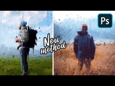 Видео: Эффект фото в масляной живописи (без навыков рисования) — урок по Photoshop