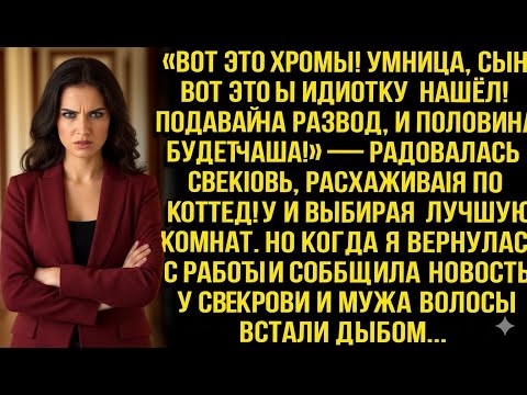 Видео: «ВОТ ЭТО ХОРОМЫ! ПОДАВАЙ НА РАЗВОД — И ПОЛОВИНА БУДЕТ НАША!» — СВЕКРОВЬ ВОСТОРГАЛАСЬ ДОМОМ НЕВЕСТКИ!