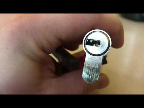 Видео: (20)Открыть личинку замка Cisa Asix Pro.Open lock Cisa Asix pro. Москва и Подмосковье..+79161483868