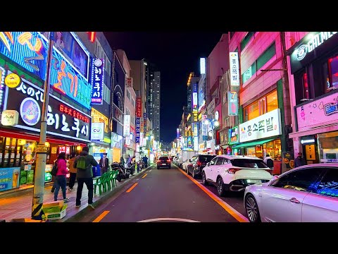 Видео: 4K Korea - прогулка по Пусану, ночной рынок Bupyeong KKangtong и гастрономический переулок