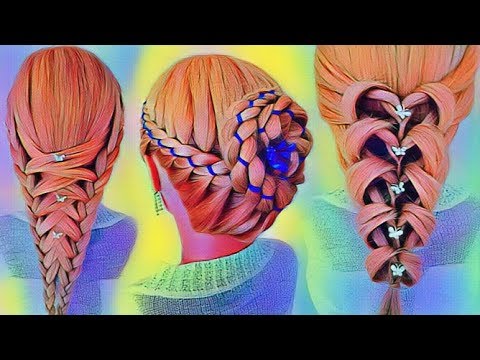 Видео: Красивые Прически в Школу на ДЛИННЫЕ волосы. Amazing Back to School Hairstyles Compilation 2018
