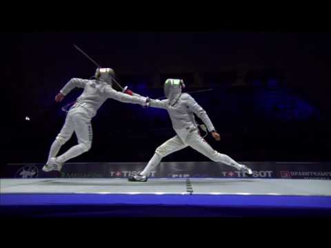 Видео: KIM Jung Hwan   KOVALEV Nikolay 12 ФИНАЛА    28 мая 2016 МОСКОВСКАЯ САБЛЯ 2016