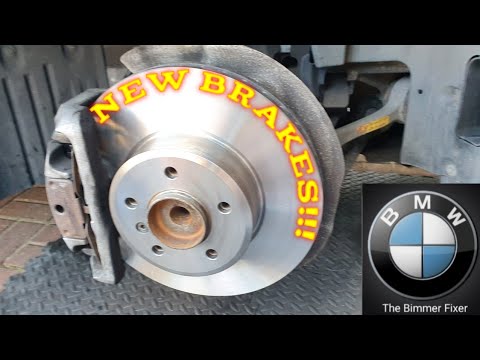 Видео: Как заменить передние тормозные диски/диски и колодки BMW 525i e60/e61